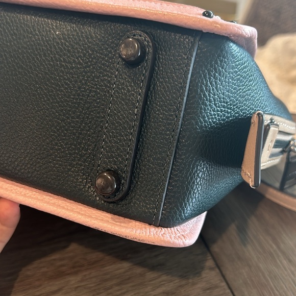 Coach Dreamer crossbody satchel bag in color block - Picture 11 of 16